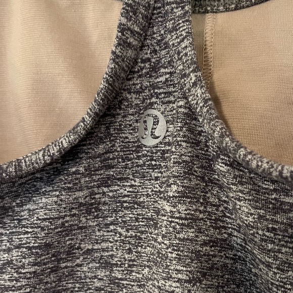 Lululemon Power Y Tank Top in Heathered Dark Gray - Picture 4 of 5
